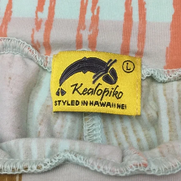 🖤NWOT💕KEALOPIKO Blue/coral comfy pants - Picture 4 of 7